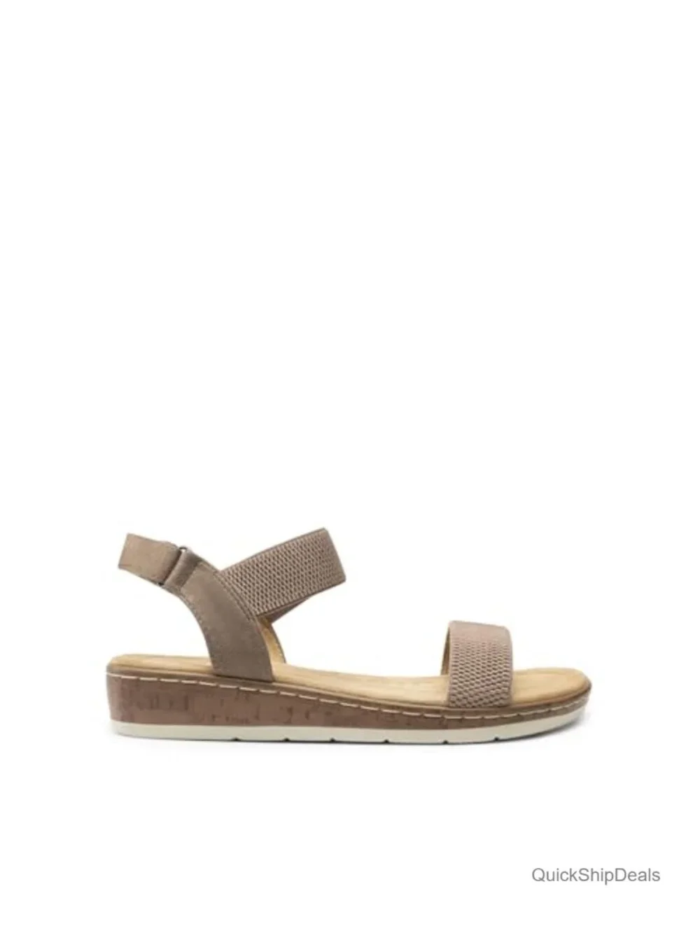 Women's Low Wedge Casual Sandals Breathable Cushioned